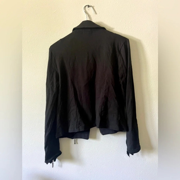Zenana Outfitters Black Moto Style Jacket - Small - Picture 3 of 5